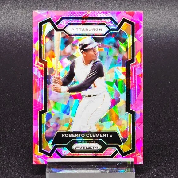 Roberto Clemente Orange Pulsar Pink Ice Gold A&G 395/399 Pittsburgh Pirates Star - Picture 4 of 7